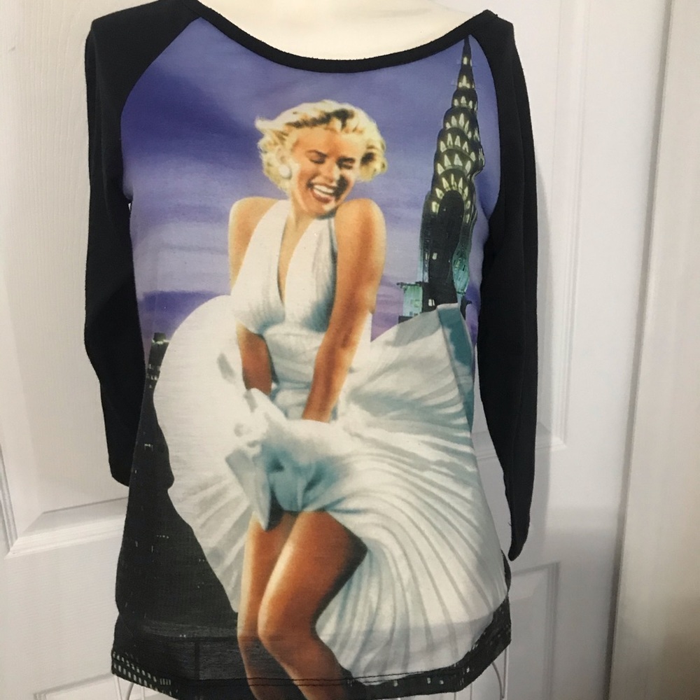 Marilyn Monroe windswept T-Shirt Size S